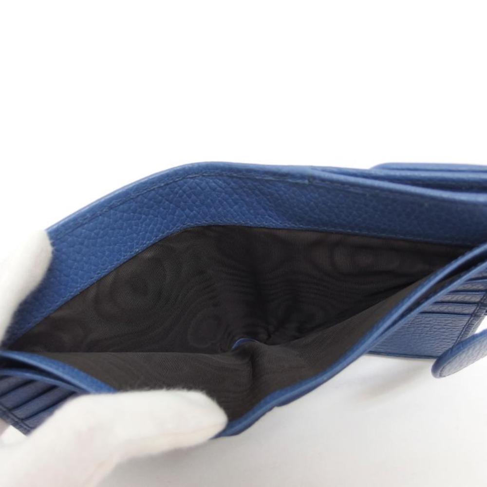 Gucci Interlocking G W Hook Bi-Fold Wallet Blue - image 5